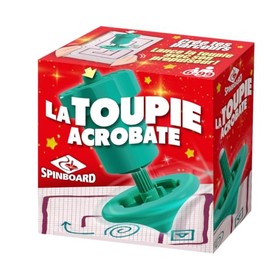 Blackrock Games La TOUPIE ACROBATE - Spinning Top Game - From 6 Years - Children's Game - Skill and Creativity - Create Your Routes