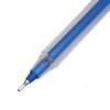 SAINO Softek Ballpoint Pens, BLUE, Fine Point (0.7mm), Pack of