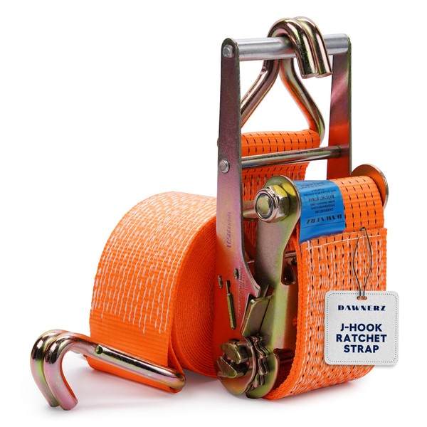 Dawnerz Heavy Duty 4 Inch x 30 Ft Ratchet Straps