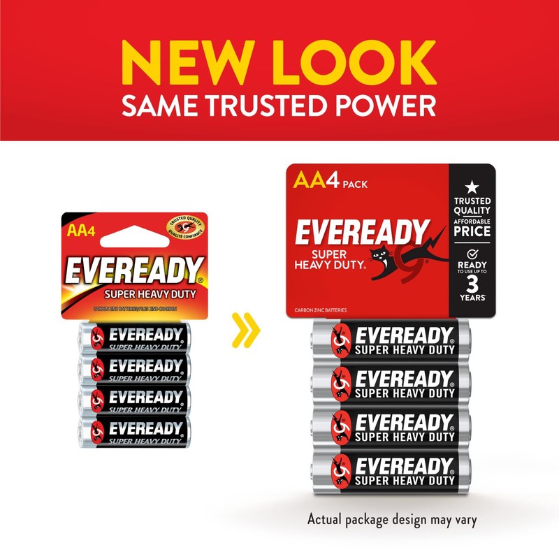 Eveready Super Heavy Duty AA Battery