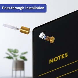 Black Acrylic Calendar Dry Erase for Wall, 17" x 13" Family Planner, Monthly Calendar Dry Erase Whiteboard for Home, Office, Reusable White Board(Acrylic-BK-3343)