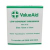 Value Aid Low Adherent Dressing Pads - 10cm x 10cm