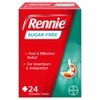 Rennie Sugar Free 24s X 6 Packs - 144 Chewable
