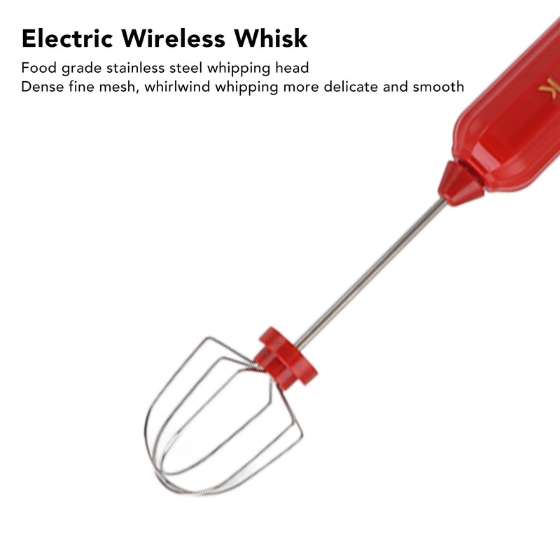 USB Household Stainless Steel Electric Mixer Handheld Small Mixer Wireless