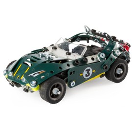 MECCANO Erector, 5 in 1 Roadster Pull Back Car Building Kit, for Ages 8 and up, STEM Construction Education Toy