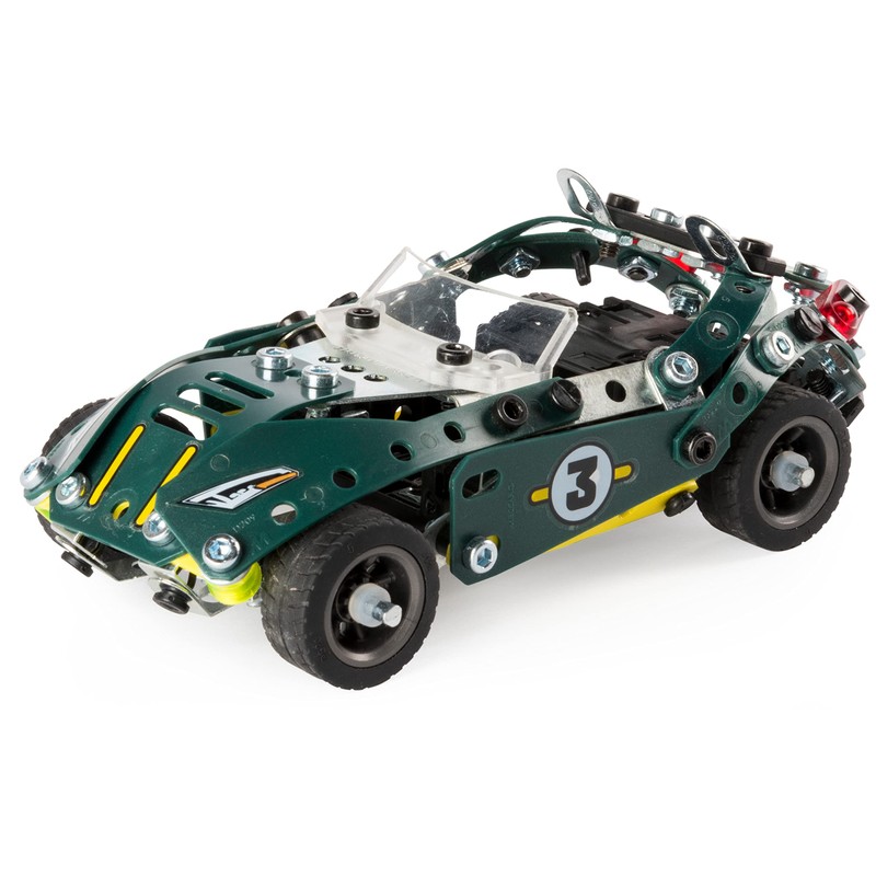 MECCANO Erector, 5 in 1 Roadster Pull Back Car Building