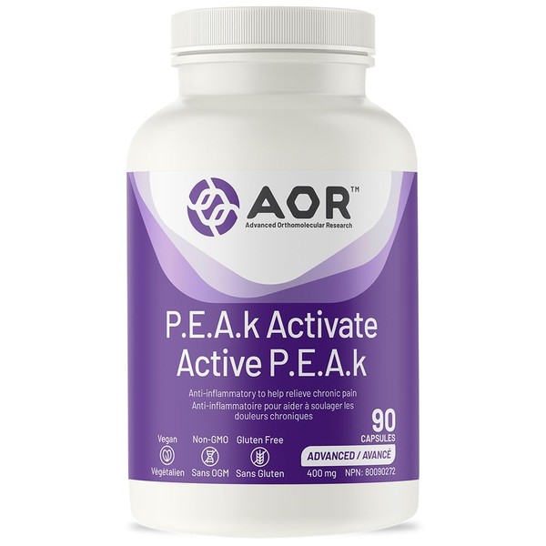 AOR AOR P.E.A.K Activate 400mg, 90 Capsules 30-Day Supply C