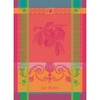 Garnier-Thiebaut Les Peches Rose Kitchen Towel 22"X30", 100% Cotton