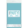 Unique 46864 Plastic Tablecloth-2.74 m x 1.37 m-Teal Colour