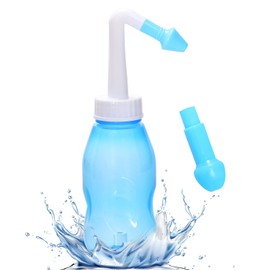 Nasal Shower Set Nose Rinse Bottle Nose Rinse Can for Nose Cleaning and Nasal Rinse Neti Pot Nose Shower Adults Children 300 ml
