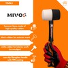 MIVOS Rubber Hammer 450 g (16 oz) - Diameter 55