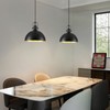 LWWHQ Black Pendant Lights Kitchen Island 2 Pack, Farmhouse Kitchen
