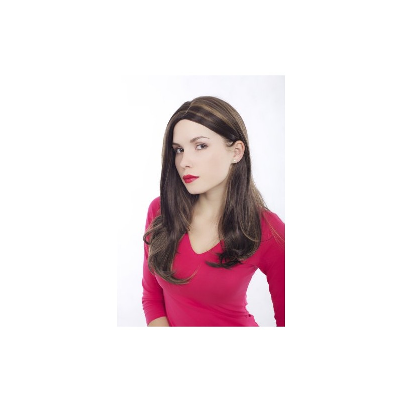 WIG ME UP - GFW972-6H27 Wig Middle Parting Brown Mix