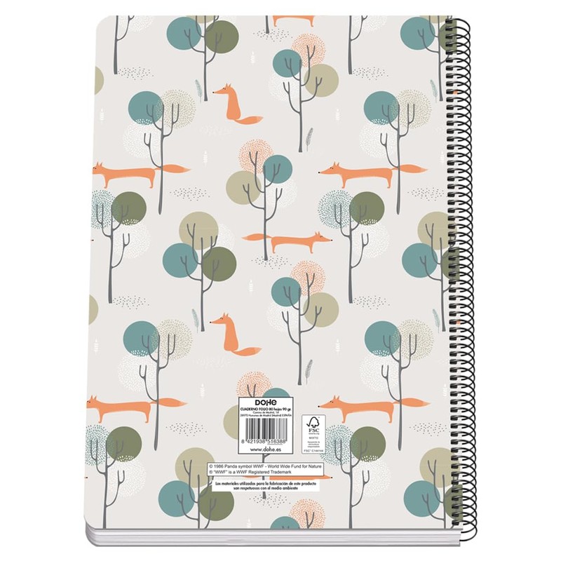 DOHE - Notebook Squared - Folio Size (21.5 x 31