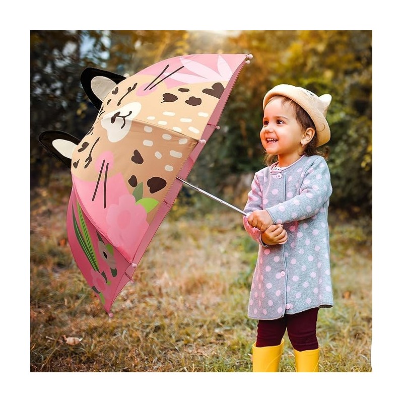 Stephen Joseph Kids' Pinch Free Umbrellas for Rain Children's Pop