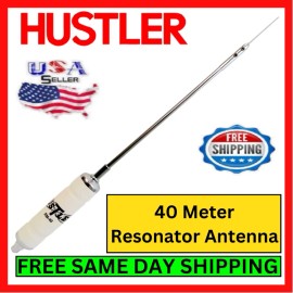 Universal Hustler RM-40 Resonator Antenna 40 Meter Vertical Antenna For Ham Citizen Radio