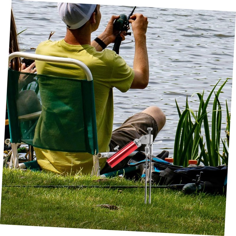 KOMBIUDA Sturdy Fish Rod Holder for Ground Portable Bank Fishing
