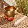 Tibetan Singing Bowl Set - Meditation Sound Bowl Cushion with