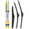 JINGOU 26"/20"/14"Pure Natural Rubber Wiper Blade Runs Smoothly and Providing