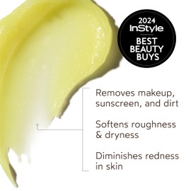 True Botanicals Ginger Turmeric Cleansing Balm | Natural Hydrating Facial Cleanser + Makeup Remover for Dry & Sensitive Skin | Nourishing Oil Cleanser with Ceramides & Antioxidants | Vegan | 3.4 fl oz