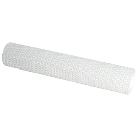 PME Fine Basketweave Rolling Pin 25 cm (10-Inches), White