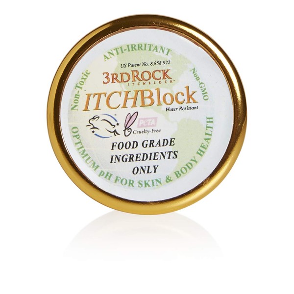 3rd Rock ITCHBlock™ / All Natural Itch Relief Cream / 1 OZ (1 Pack) / Bug Bite Relief, Poison Ivy, Poison Oak, Jellyfish, Skin Irritations/Toxin Free & Chemical Free