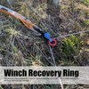 Snatch Recovery Ring, Akozon Aluminum 41000lbs Breaking Strength Winch Snatch