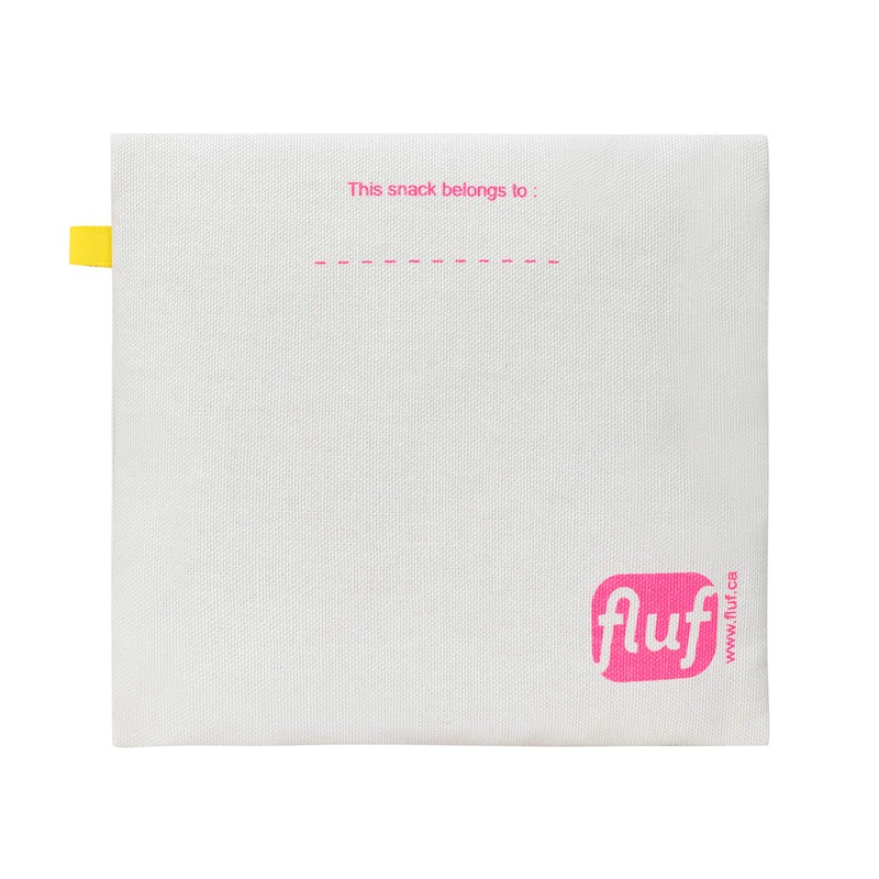 Fluf Flip Snack Sack - Panda Pink