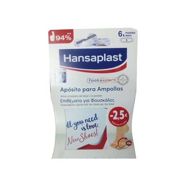 Hansaplast 48575 Small Blister Plasters 6 Items