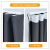 hoeflife Room Divider Curtains Blackout Floor to Ceiling Curtain with