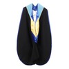 Erligo Unisex Deluxe Doctoral Graduation Gown and Doctoral Hood 8-Sided