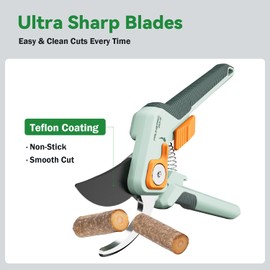 PrunePro Pruning Shears for Gardening Bypass Hand Pruner 1 Inch Cut Capacity Sharp Stainless Steel Blade Garden Scissors Plant Flower Garden Clipper 1 Pack