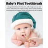 FOKiiBO Juego de cepillos de dientes de silicona para bebé,