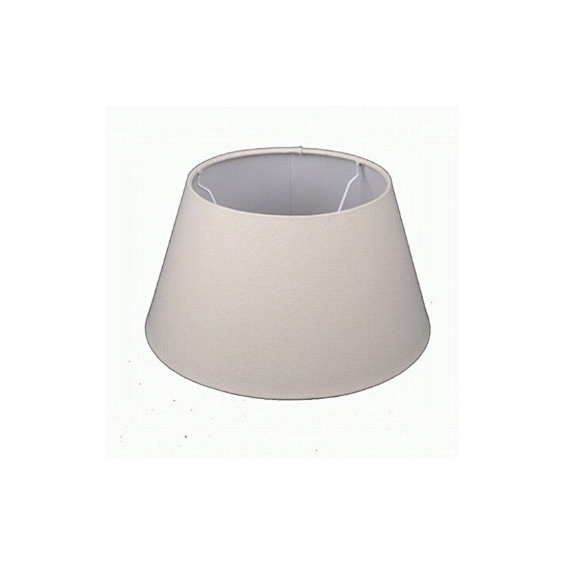 TL 20-15-13 Lampshade for Table Lamp Round Linen Cotton Cream