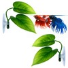 Exircy Betta Fish Toys 2 PCS Betta Fish Leaf Pad