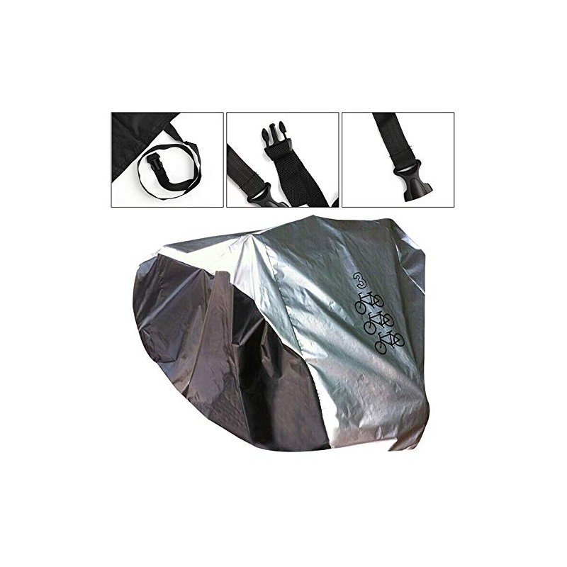 jingfei Waterproof Triple 3 Bike Nylon Bicycle Scooter Dust Cover