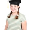 U. S. Toy Kindergarten Black Graduation Caps w/Gold Tassel, Preschool