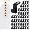 MCPINKY Hanger Extender Hooks, 50PCS Clothes Hanger Connector Hooks Closet