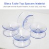 10 Pack Double Sided Suction Cups, Clear Suction Cups, Glass