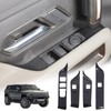 Car Window Glass Lift Button Panel Trim Cover Compatible with