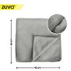 Zuvo Microfibre Cloth For Car(12-Pack)- Ultra Soft, Scratch Free, Highly