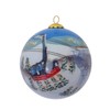 Blown Glass Christmas Ornament | Winter Tram Jackson Hole |