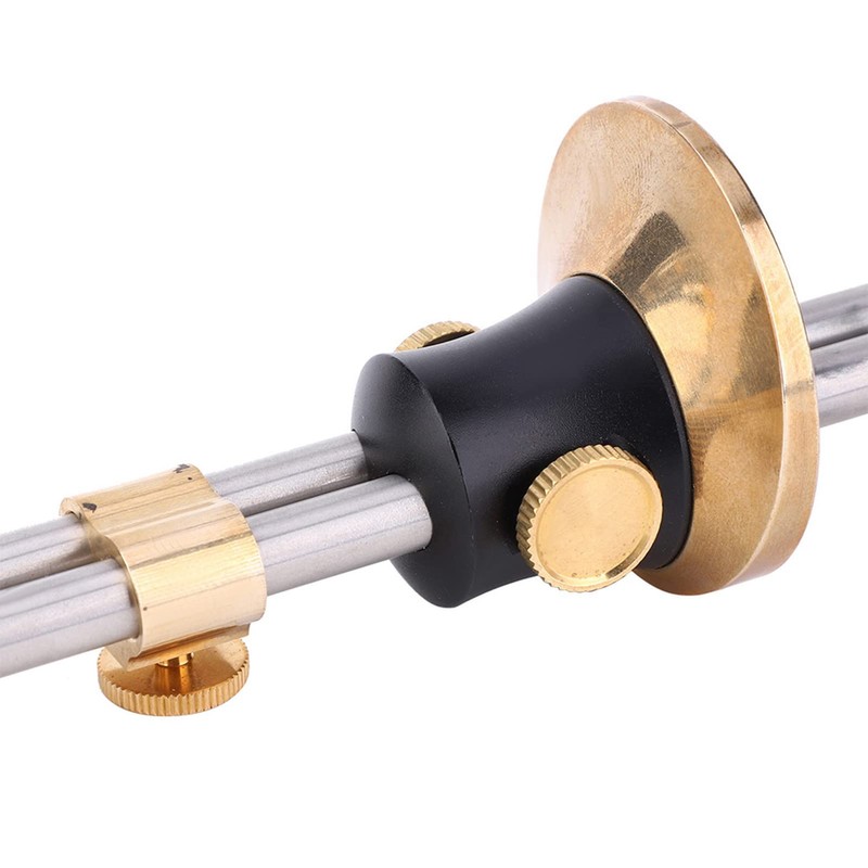 LiebeWH Wheel Marking Gauge Double Blade Woodworking Scriber with Adjustable