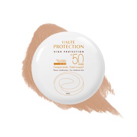 Avène High Protection Beige Tinted Compact, Broad Spectrum SPF 50+, UVA/UVB Blue Light Protection, Tinted sunscreen, 100% Mineral, Water Resistant, Non-Greasy, Fragrance-Free 0.35 Oz