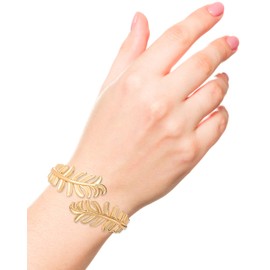 Jessica Simpson Leaf Cuff Bracelet for Women - Fashion Bracelet Cuff for Women with Leaf Design