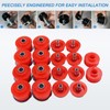 Body Mount Bushing Kit Polyurethane Body Cab Mounts Steel Sleeves