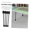 Operitacx 1 Set Folding Dining Table Legs, Cabinet Legs, Height-Adjustable,