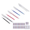 100Pcs Heat Erase Pens Erasable Smoother Writing Various Colors Fabric