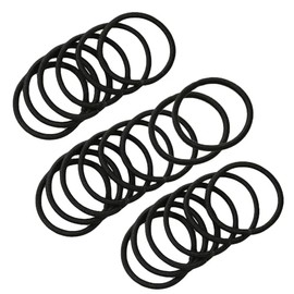 Hair Rubber Ring Rubber Colorful Hair Accessory Hair Closure Rubber Band Hair Band Simple, Cute Stylish Women's (Classic Style, 0.1 inch (3 mm), Black, 20 Pieces)