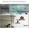 6 Pcs Glass Shelf Brackets Adjustable Glass Shelf Bracket Polished
